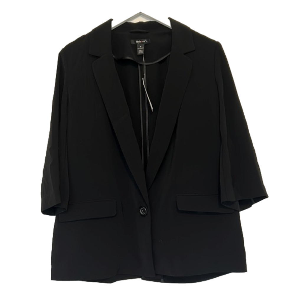 Style & Co Black Blazer, Medium